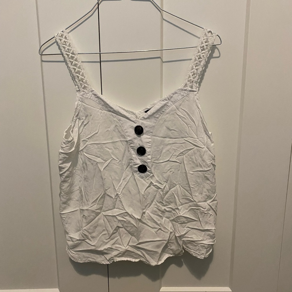 White tank top